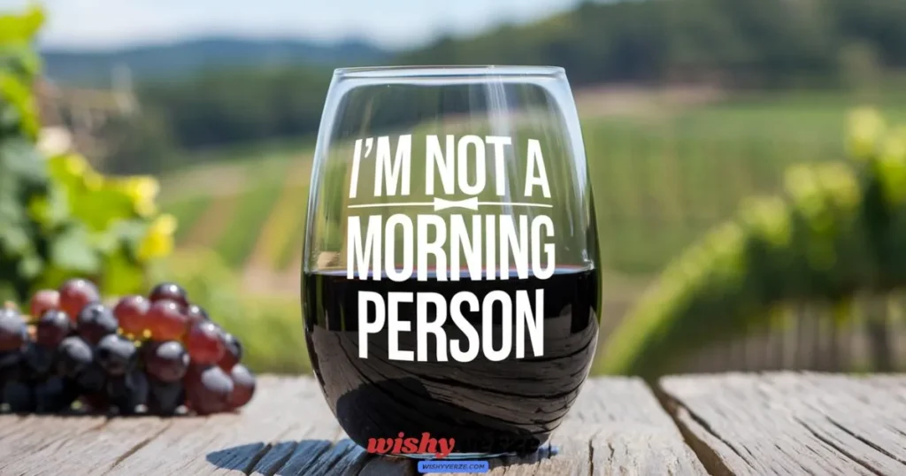 Funny Wine Glass